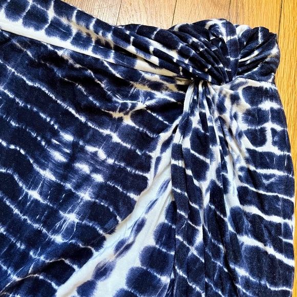 Tie Dye Knot Skirt - Navy/White - Picture 2 of 2